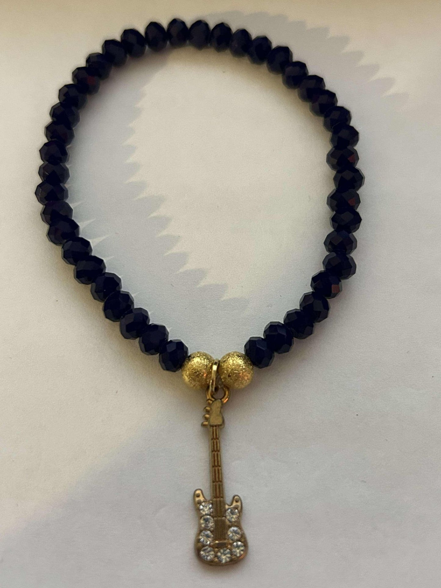 Blue Navy Guitar Bracelet