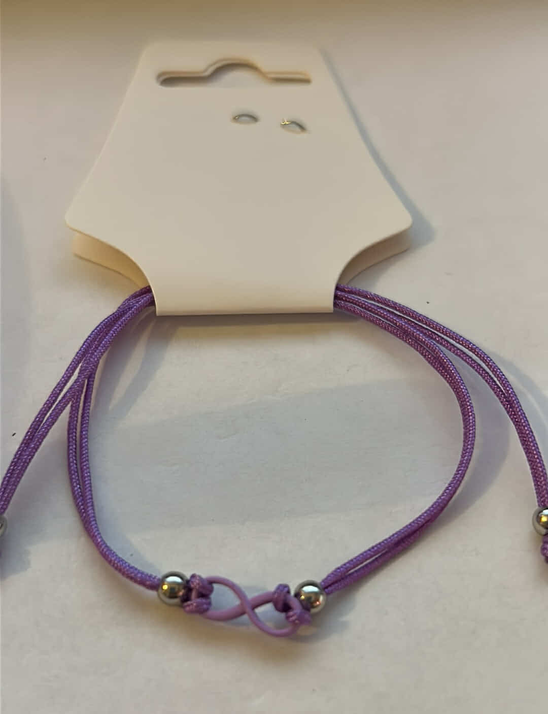 Purple Infinity Bracelet