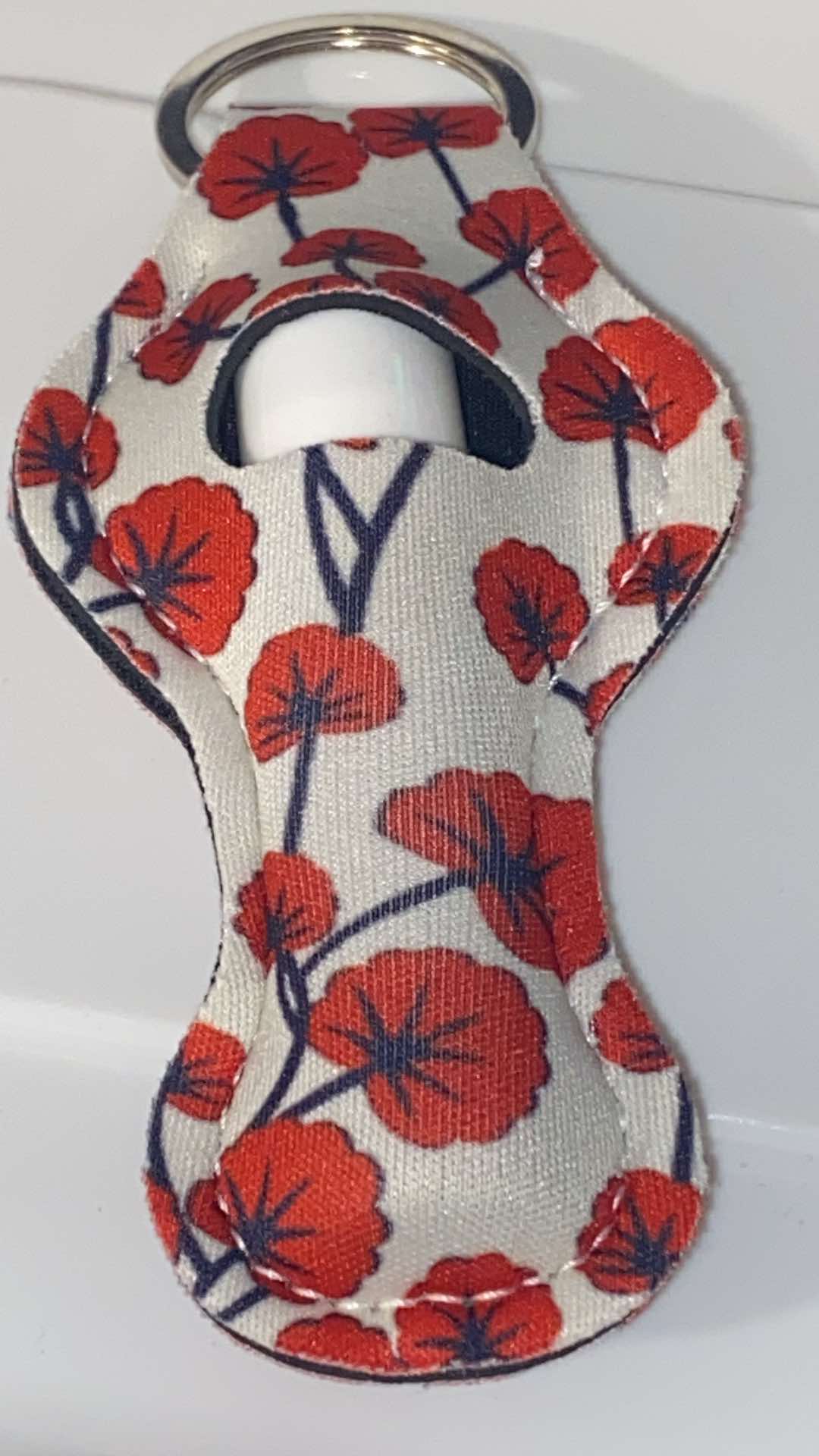 Chapstick Holder Keychain Chapstick included