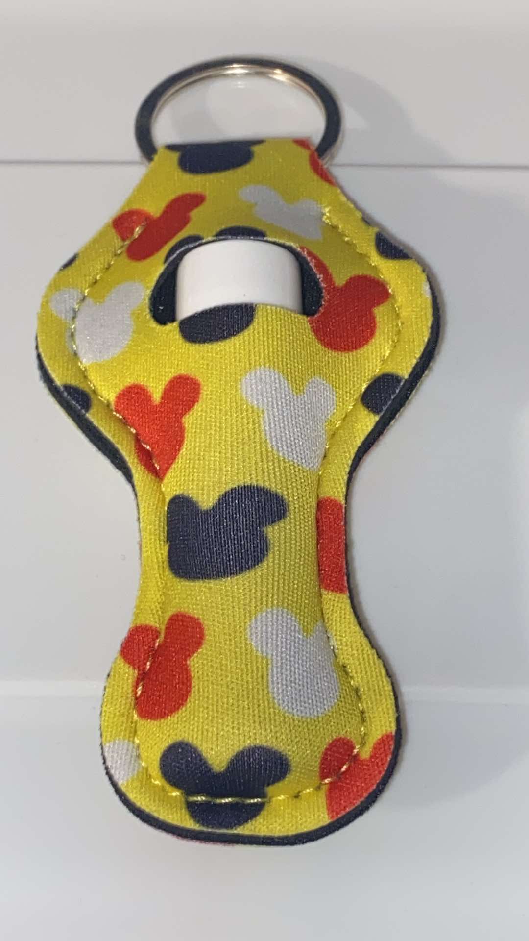 Mickey Mouse Holder Keychain ( Chapstick included )