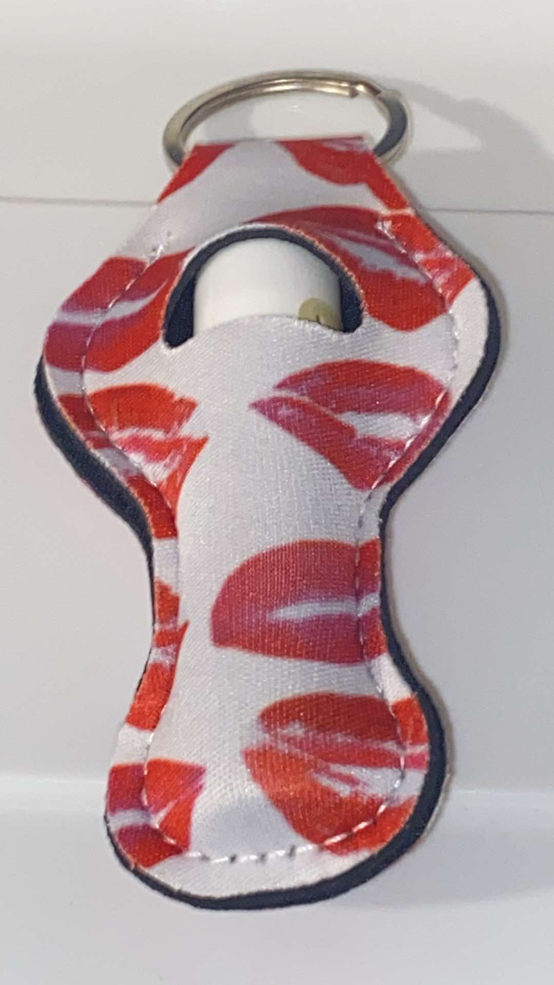 Chapstick Holder Keychain Chapstick included