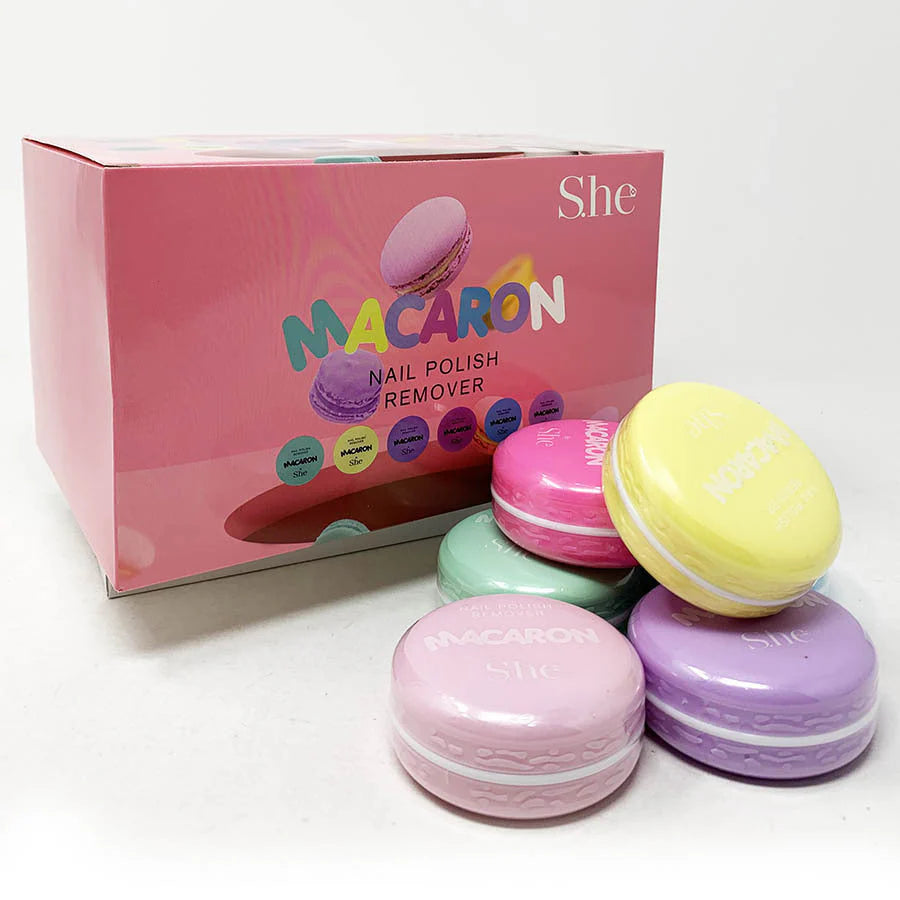 Macaron Nail Polish Remover Pad
