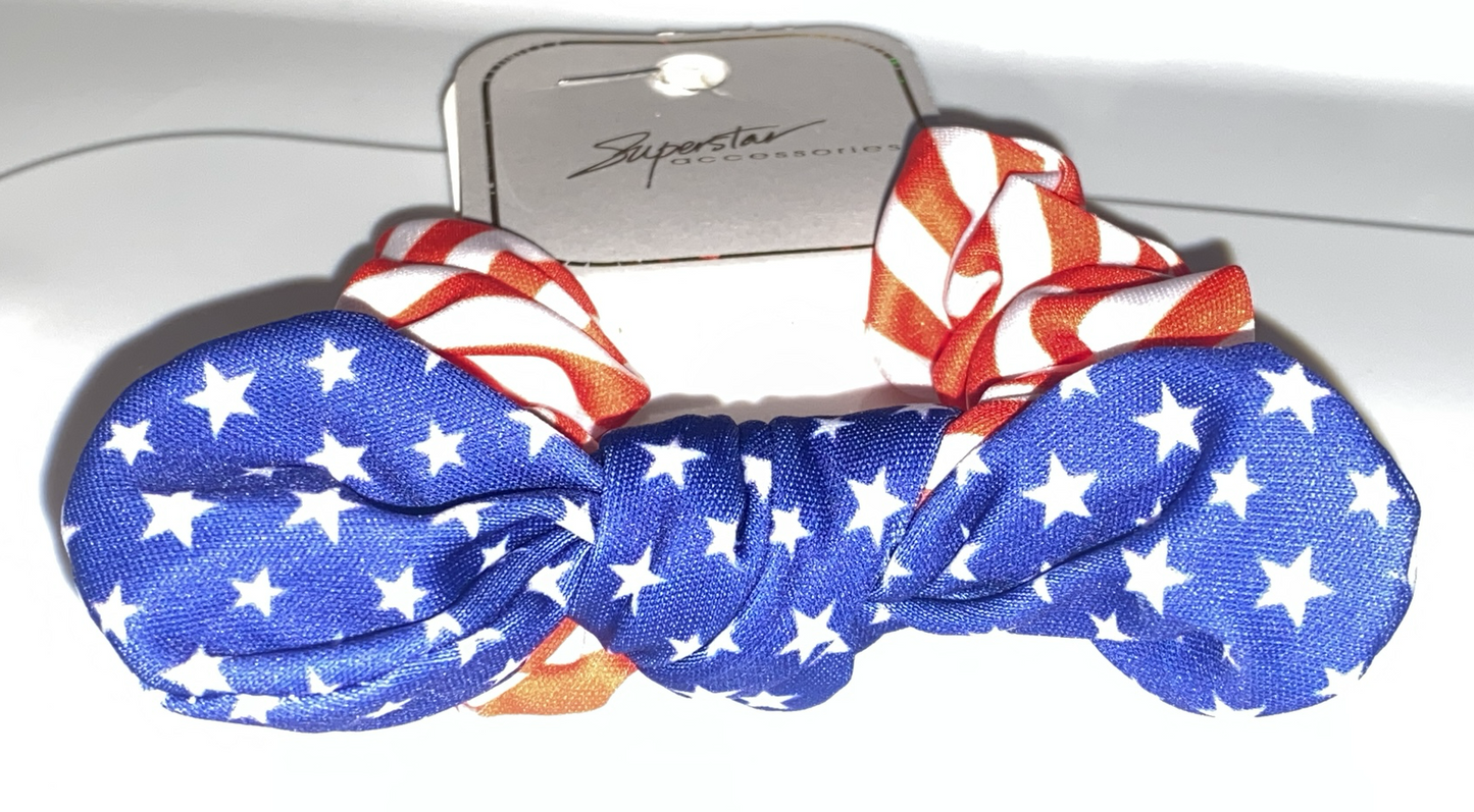 Clearance Red & Blue Scrunchies