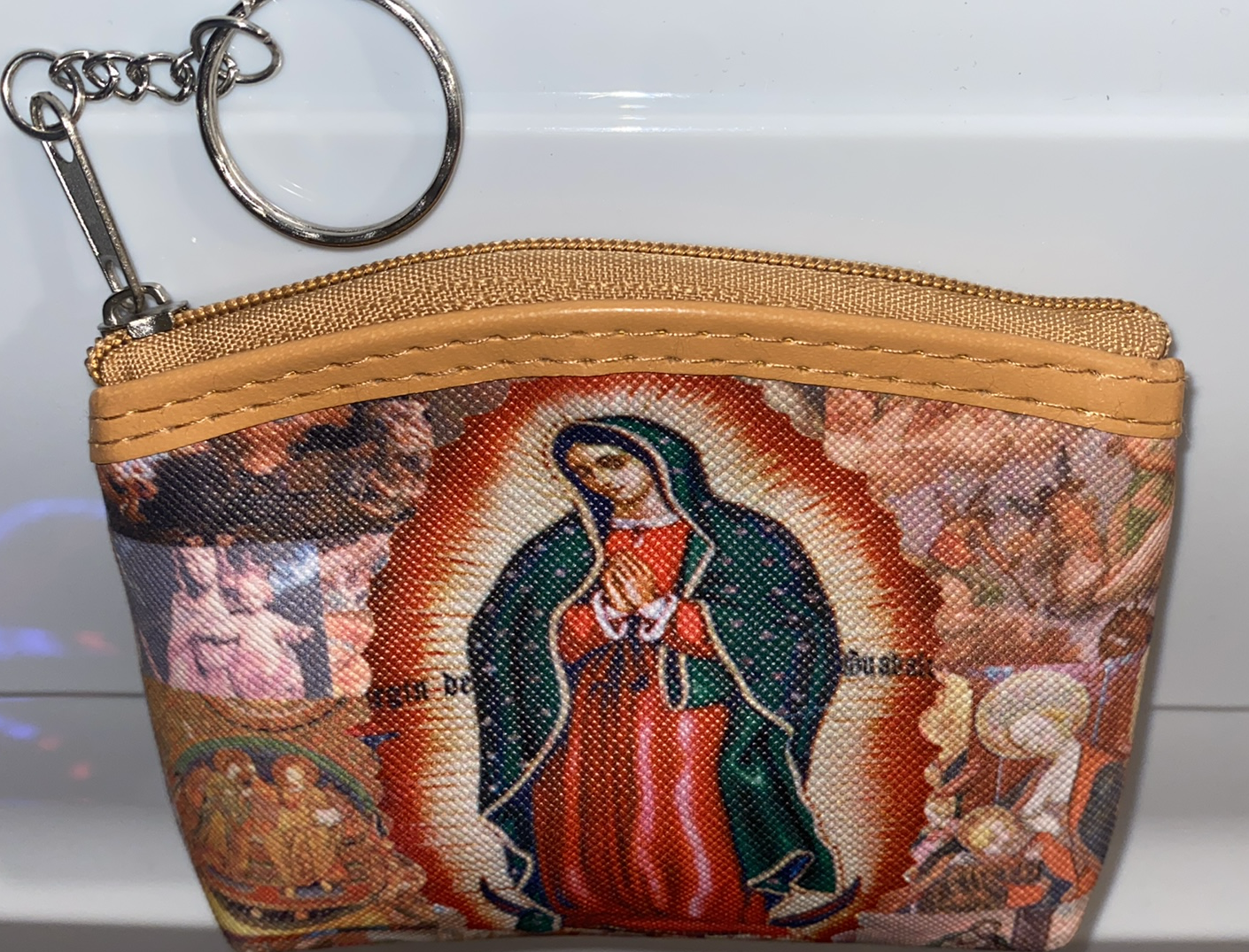 La Virgen De Guadalupe Zipper Coin Purse