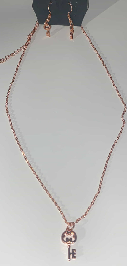 Rosegold Key Necklace