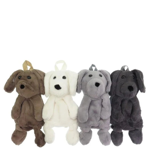 Cute Plush Puppy Backpack