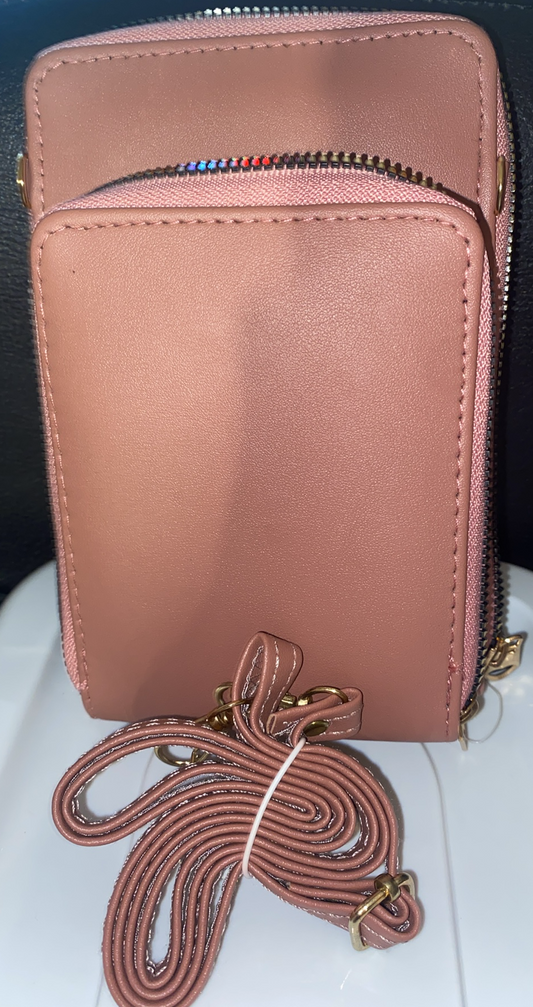 Dusty Rose Crossbody Purse