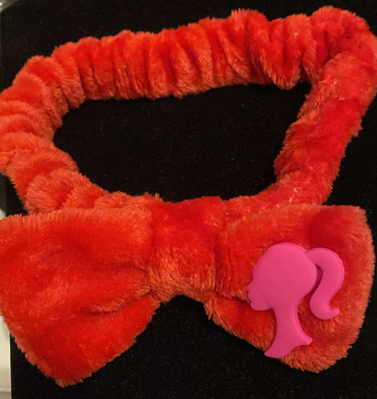 Red Barbie Spa Headband