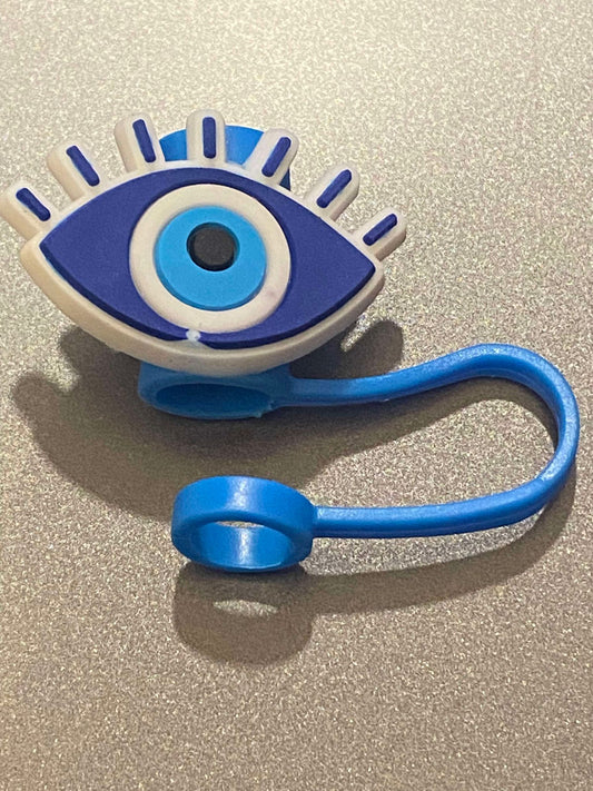 Evil eye Straw Cover