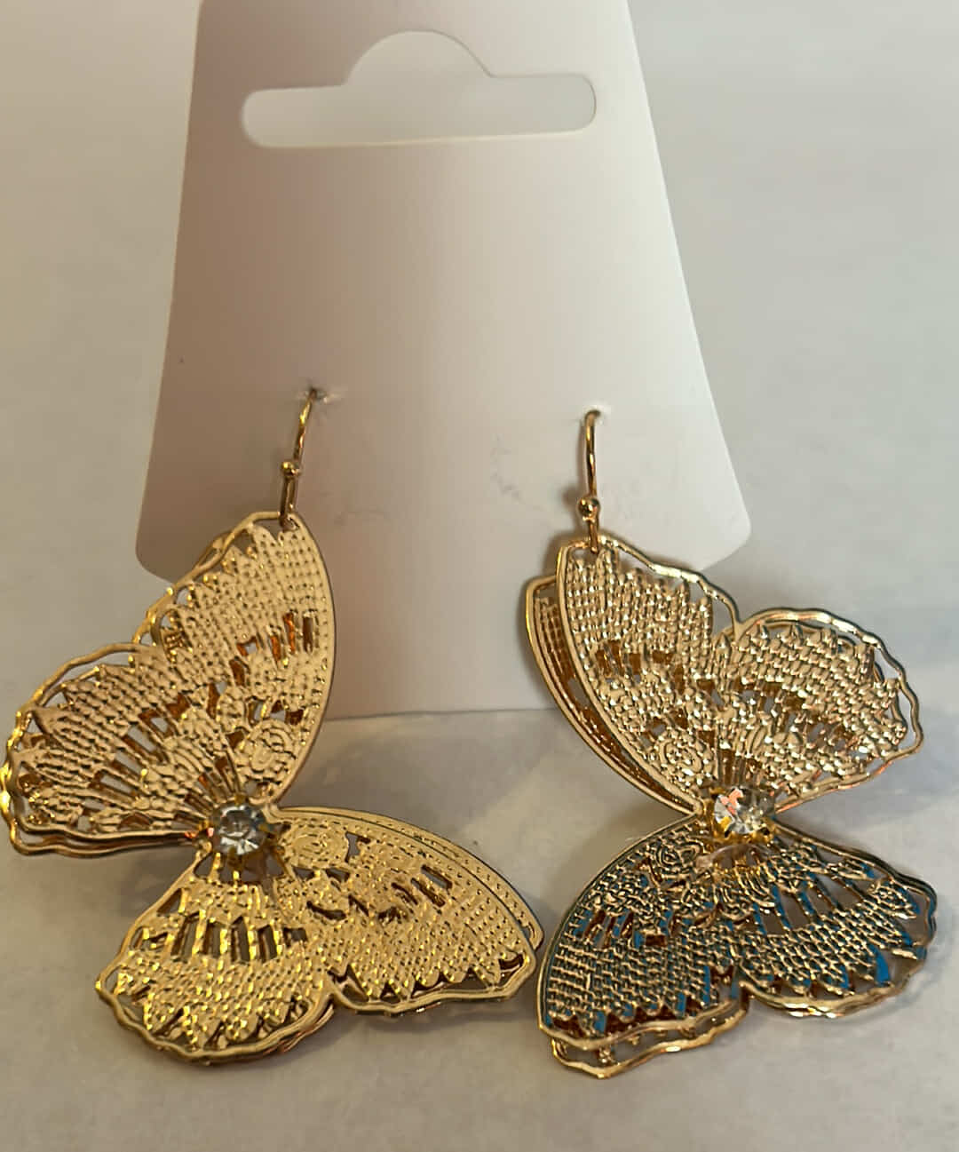 Gold Butterfly Earring