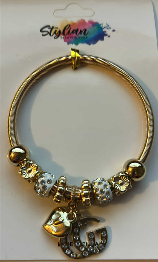 Gold Heart Bracelet