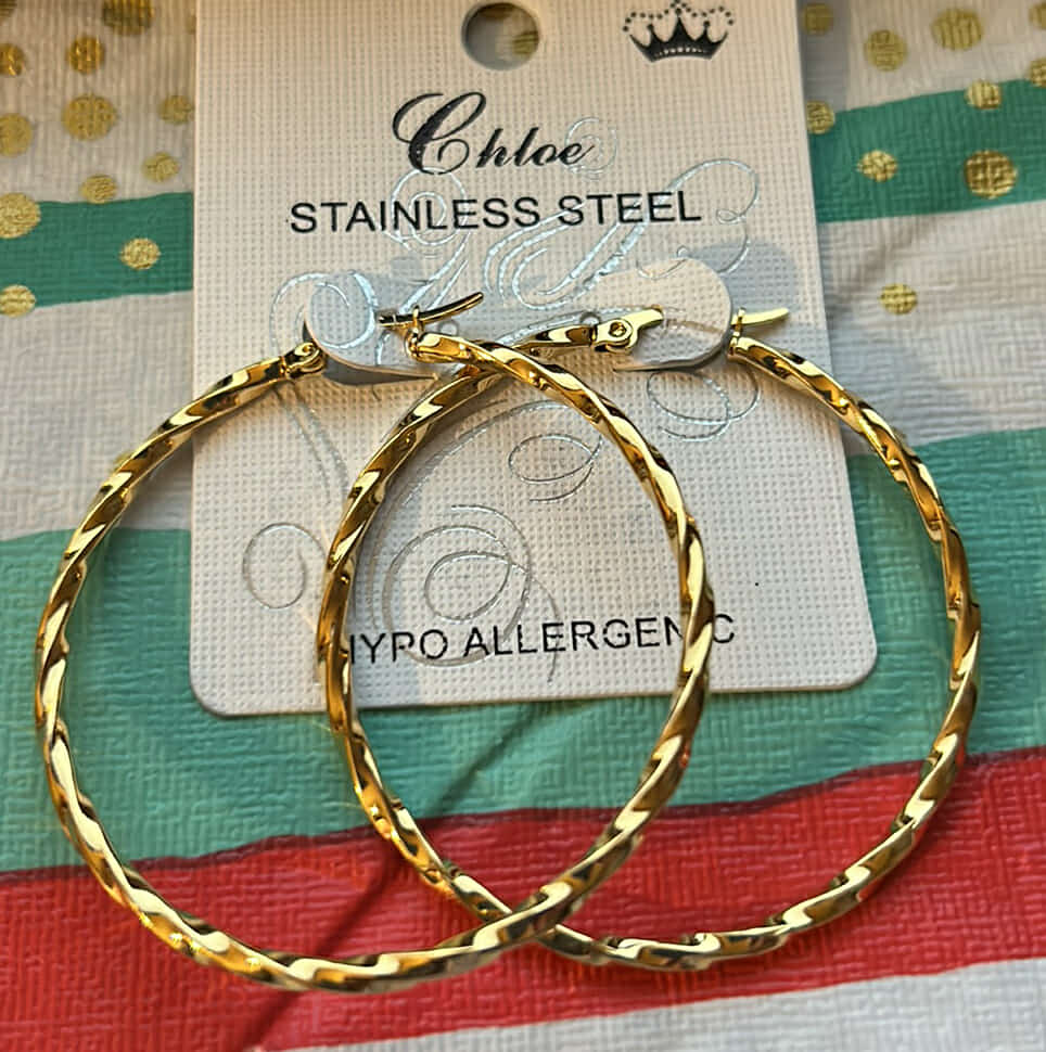 Gold Hypo Allergenic Earring