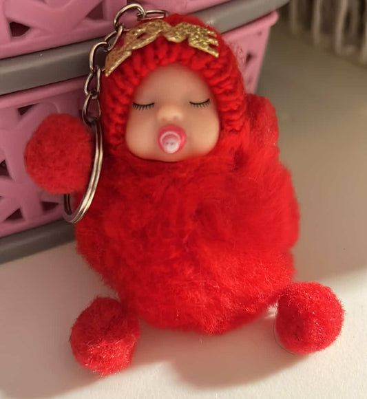 Red Baby Keychain