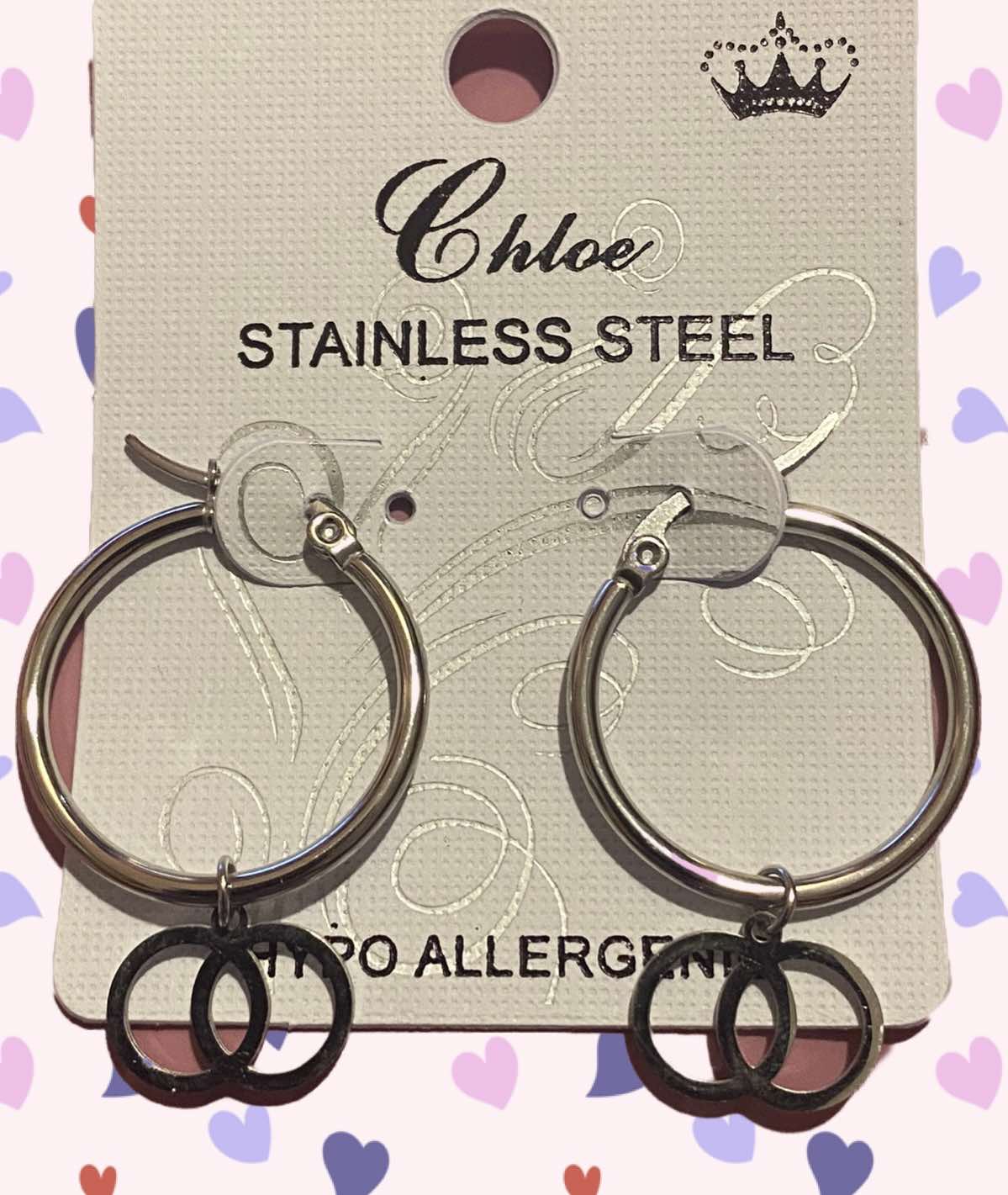 Silver Earrings Hypo Allergenic