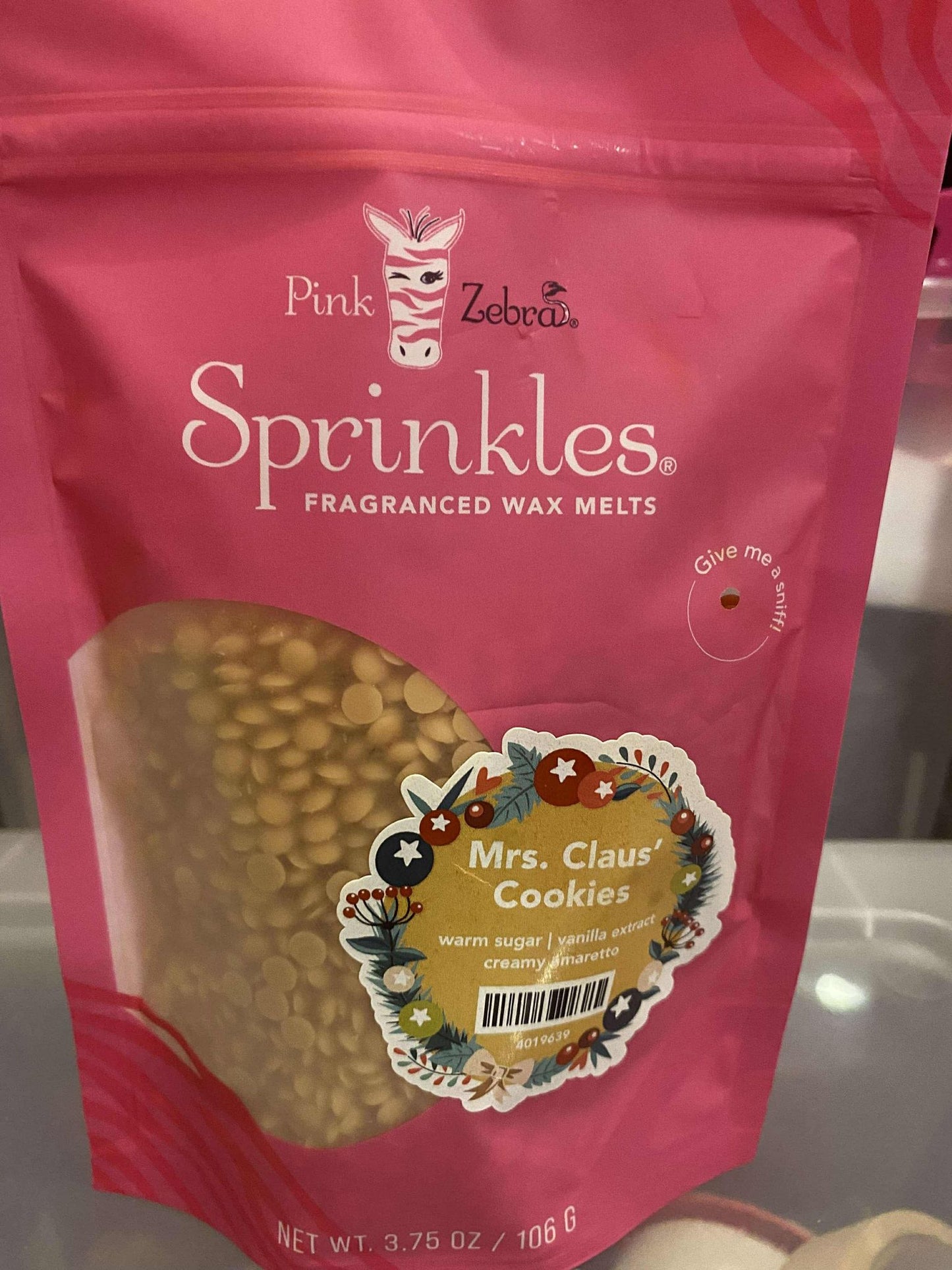 Mrs. Claus Cookies Bag Sprinkles